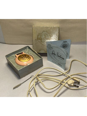 VTG Lady Sunbeam Pink & Gold Electric Shaver Complete